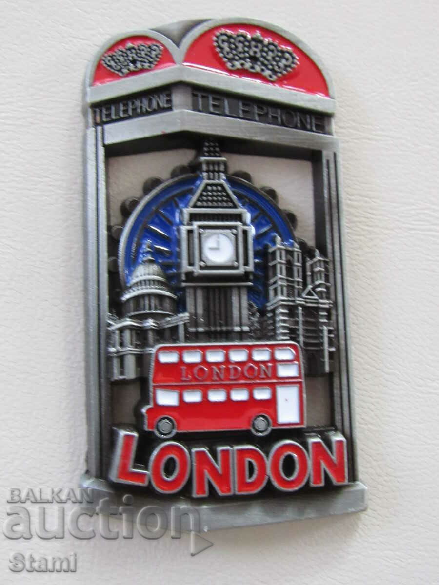 Authentic 3D magnet from London, UK, metal with price 11.50 BGN | € 5.88 Authentic 3D magnet from London, UK, metal with price 11.50 BGN | € 5.88