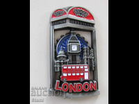 Magnet 3D autentic din Londra, Marea Britanie, metal
