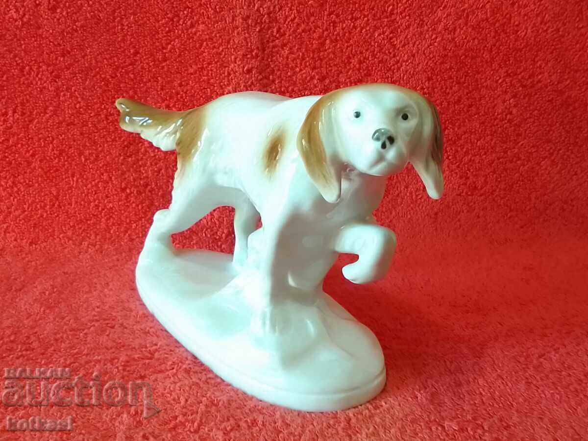 Παλιά πορσελάνινη φιγούρα Σήμανσης Σκύλου - 6