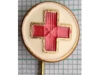 14741 Badge - Red Cross - diameter 12 mm
