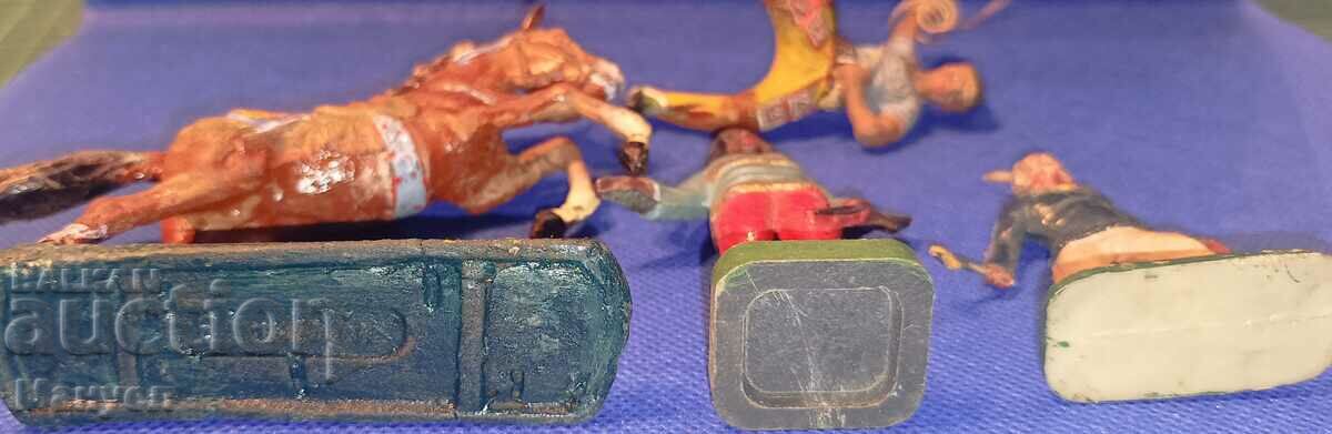 Figurine pictate vechi - indieni - 6