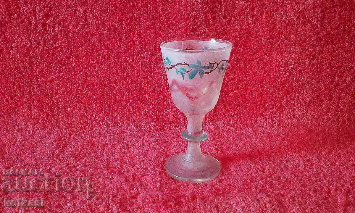 Old glass cup