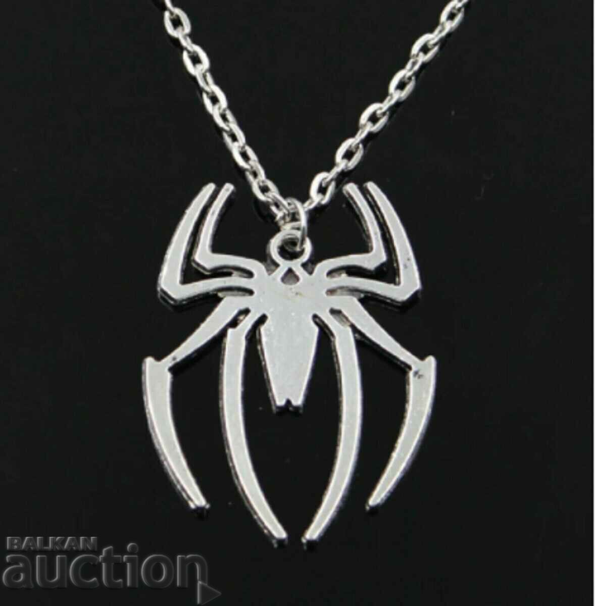 Spiderman медальон с верижка Спайдърмен Marvel Марвел човека