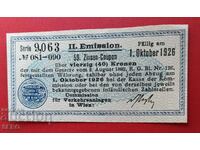Austria-coupon 40 kroner 1925