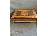 Βουλγαρικό μεγάλο ξύλινο όμορφο έθνικ κουτί-6