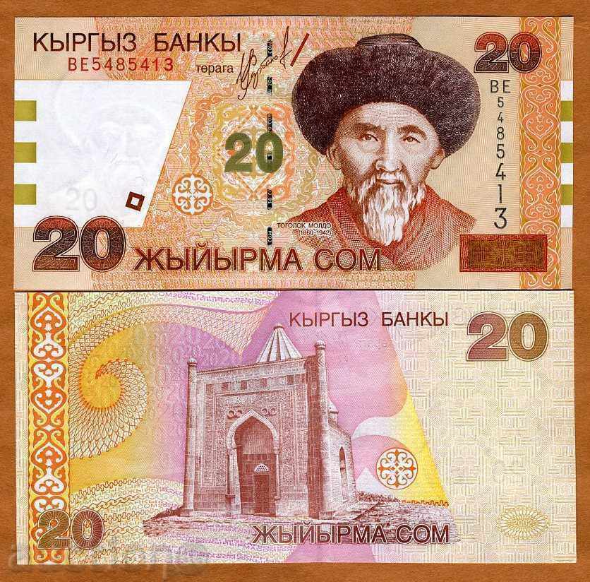 +++ KYRGYZSTAN 20 СОМ Р 19 2002 UNC +++ +++ KYRGYZSTAN 20 СОМ Р 19 2002 UNC +++