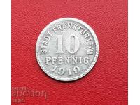 Germania-Hesse-Frankfurt pe Main-10 Pfennig 1919