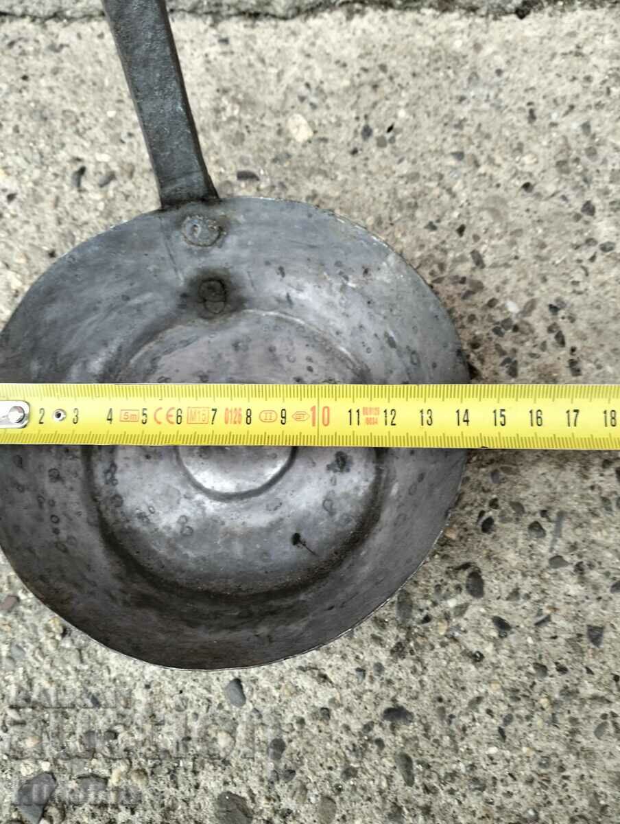 Old copper ladle with price 39.99 BGN | € 20.45 Old copper ladle with price 39.99 BGN | € 20.45