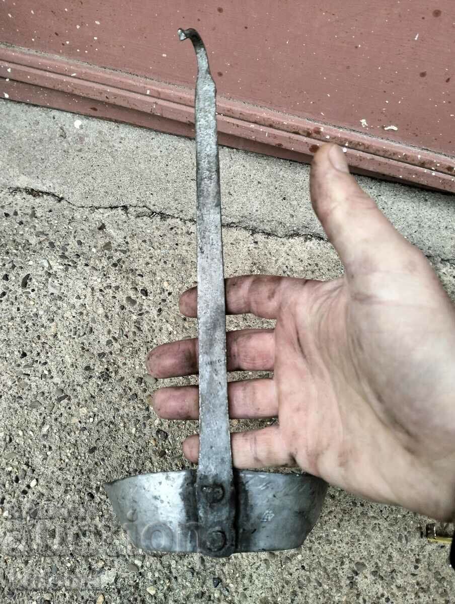 Old copper ladle - 5 Old copper ladle - 5