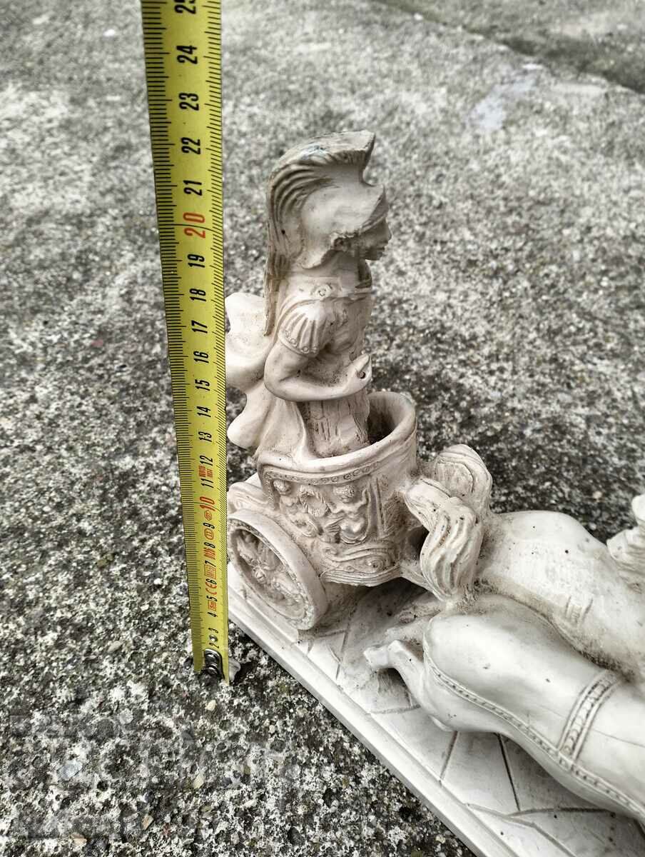 Delivery of Roman chariot with gladiator Delivery of Roman chariot with gladiator