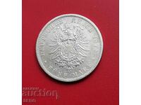 Germany-Prussia-5 Marks 1875 In-Hanover