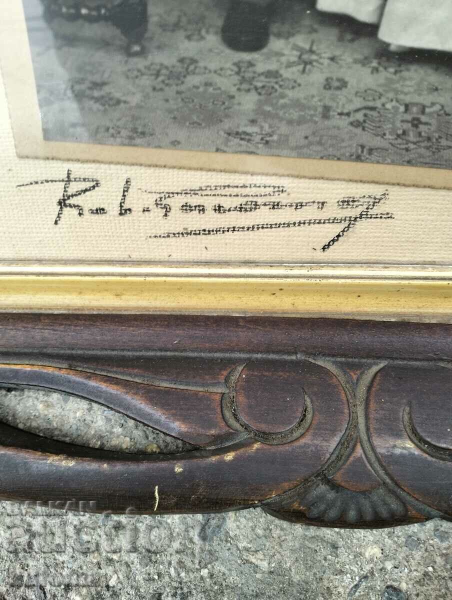 Delivery of Antique wooden triptych wedding photo frame Delivery of Antique wooden triptych wedding photo frame