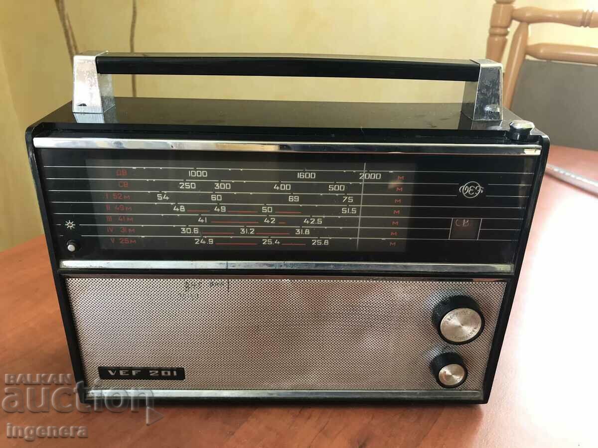 РАДИО РАДИОАПАРАТ "ВЕФ VEF 201" ТРАНЗИСТОР с цена 24.00 лв. | € 12.27 РАДИО РАДИОАПАРАТ "ВЕФ VEF 201" ТРАНЗИСТОР с цена 24.00 лв. | € 12.27