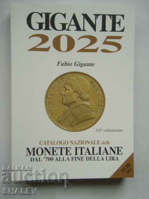 Italy Coin Catalog 2025 - Fabio Gigante edition with price 54.89 BGN | € 28.06