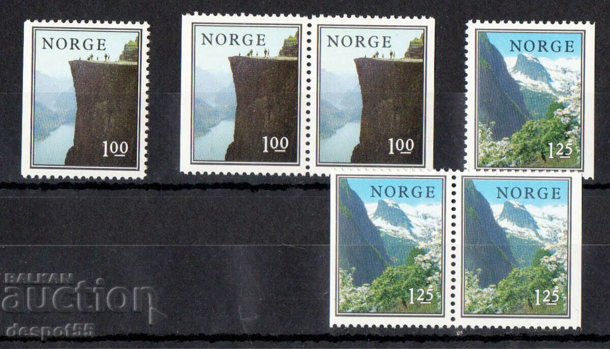 1976. Norvegia. natura norvegiană.