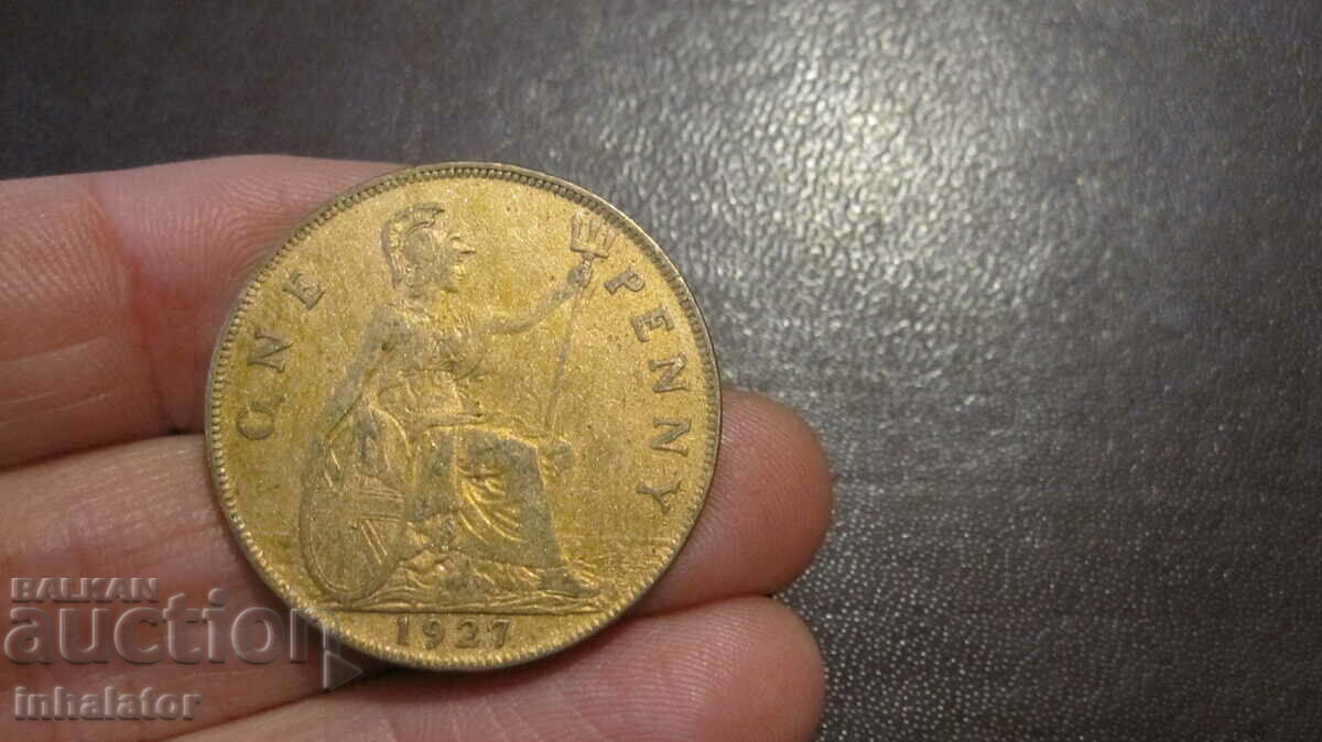 1927 1 penny George al 5-lea