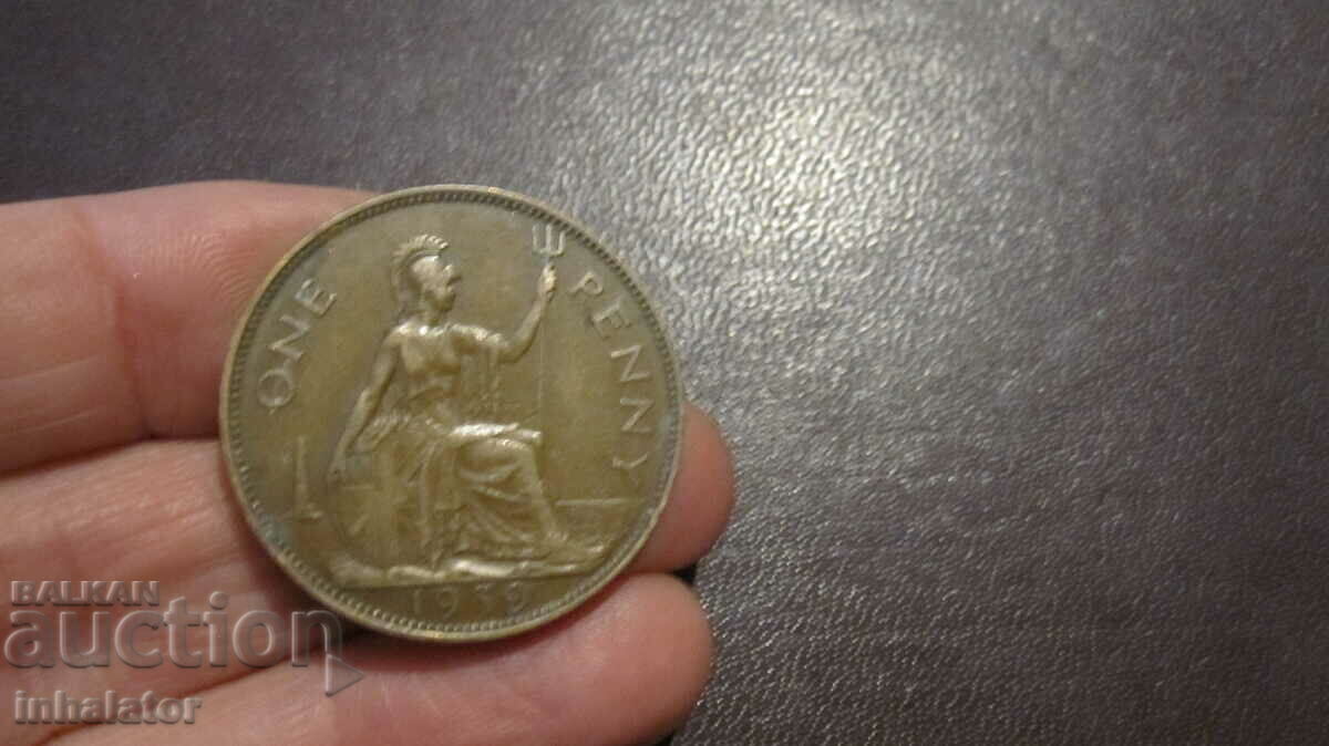 1939 1 penny George 6th