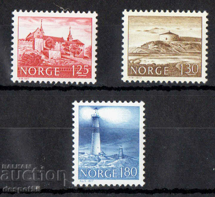 1977. Νορβηγία. Κτίρια.