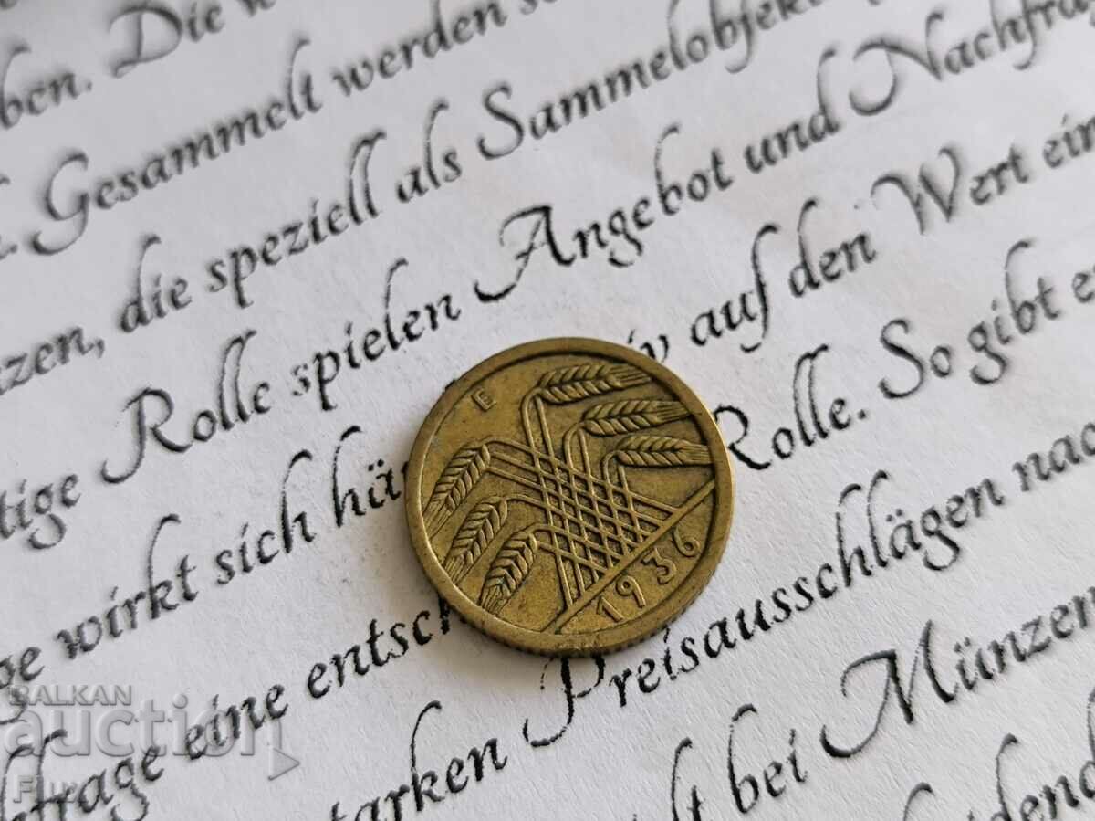 Reich Coin - Germany - 5 Pfennig | 1936; series E with price 6.75 BGN | € 3.45 Reich Coin - Germany - 5 Pfennig | 1936; series E with price 6.75 BGN | € 3.45