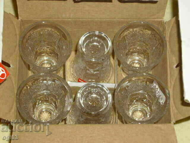 Set of shot glasses with price 10.00 BGN | € 5.11 Set of shot glasses with price 10.00 BGN | € 5.11