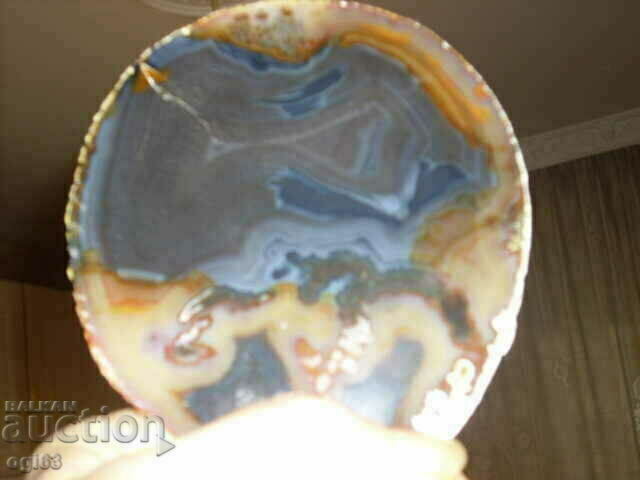 Auction Agate with stand Auction Agate with stand