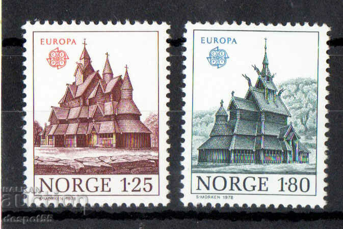 1978. Norvegia. EUROPA - Monumente.