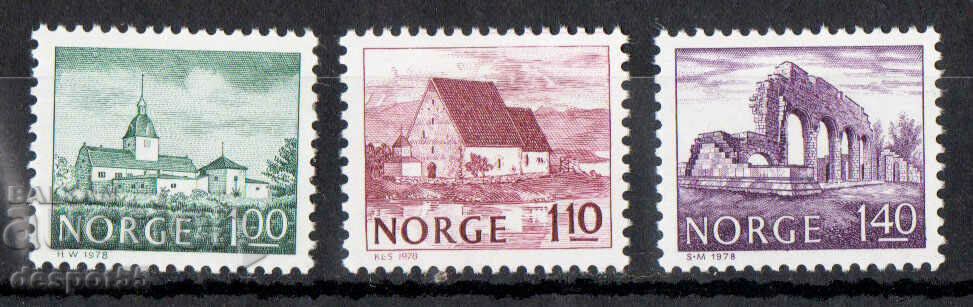 1978. Νορβηγία. Κτίρια.