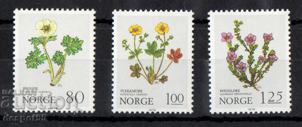 1979. Норвегия. Планински цветя.