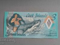 Bancnotă - Insulele Cook - 3 dolari UNC | 2021