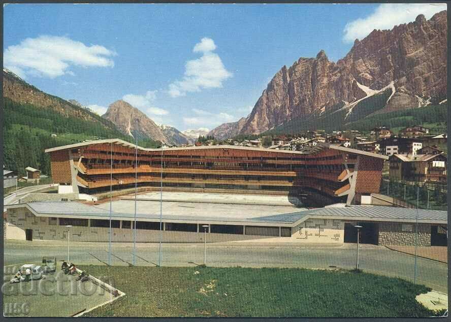 Ιταλία - Κορτίνα - Όλυμπος. στάδιο (χειμερινά σπορ) - περ. 1970