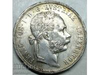 1 florin 1880 Austria Franz Joseph silver