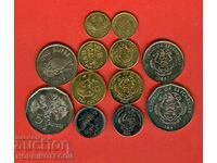 SEYCHELLES SEYCHELLES 1 5 10 25 cenți 1 5 Rupii emisiunea NOU UNC