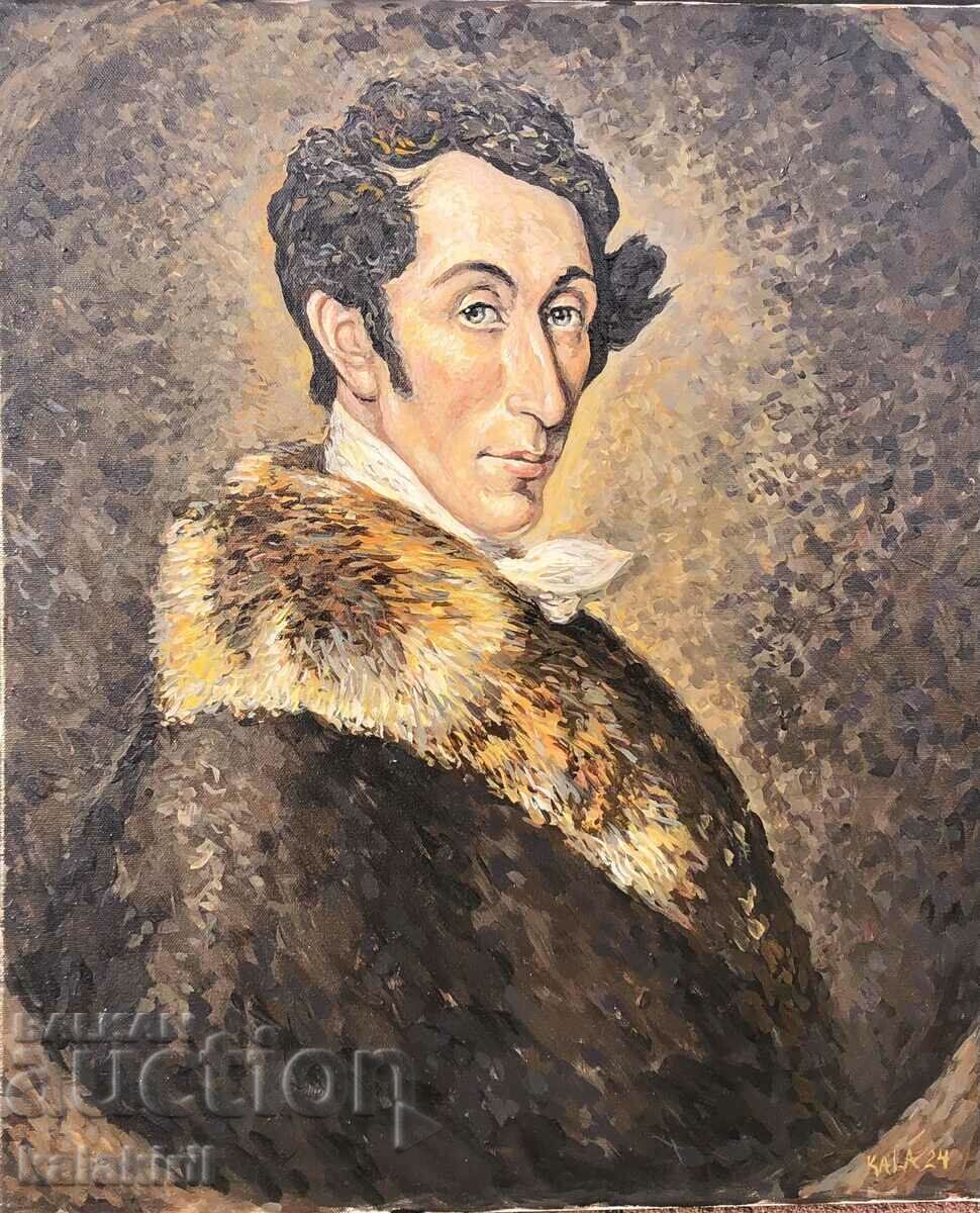 Auction Portrait of Carl Maria Weber Auction Portrait of Carl Maria Weber