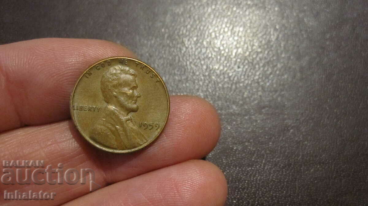 1959 1 σεντ ΗΠΑ