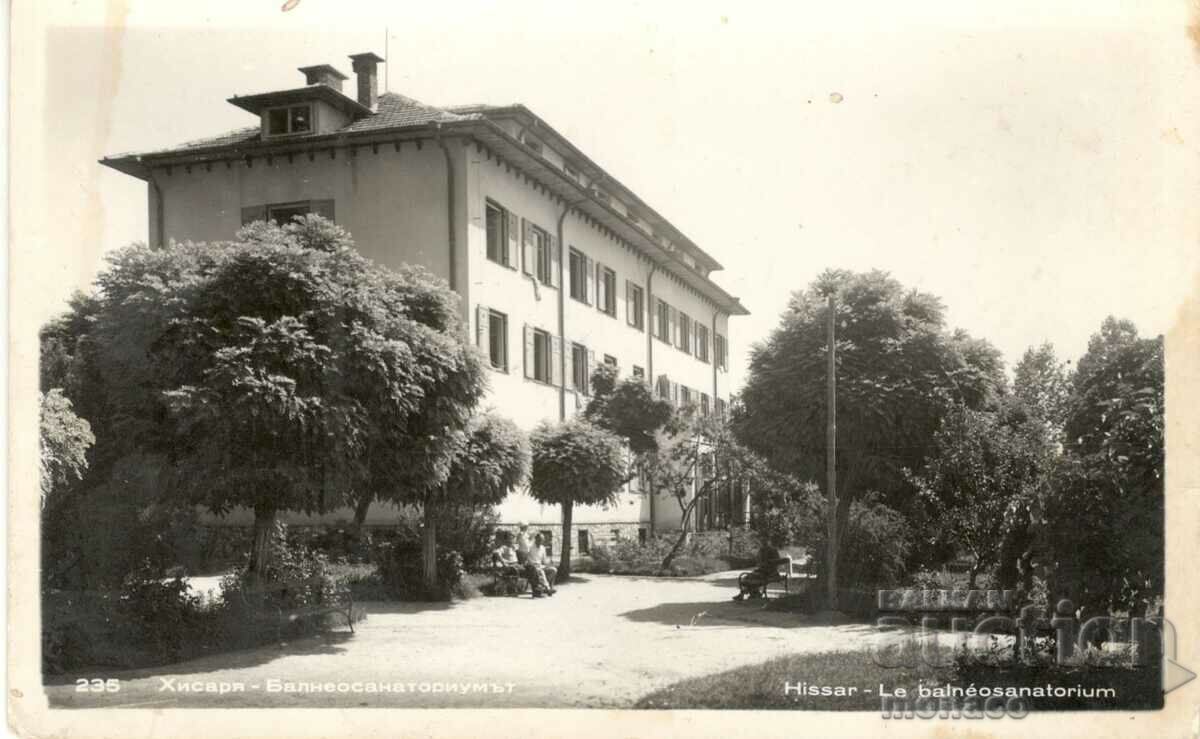 Old postcard - Hisarya, Balneosanatorium