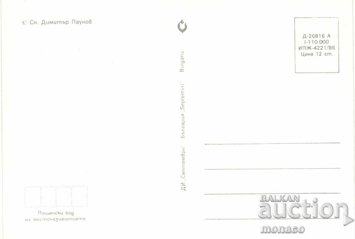 Old postcard - Snowy view with price 0.50 BGN | € 0.26 Old postcard - Snowy view with price 0.50 BGN | € 0.26