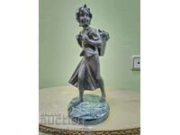 A lovely antique French figure statuette