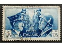 Ιταλία. 1941 Μεταχειρισμένο γραμματόσημο 1,25 λιρών, εκδ.