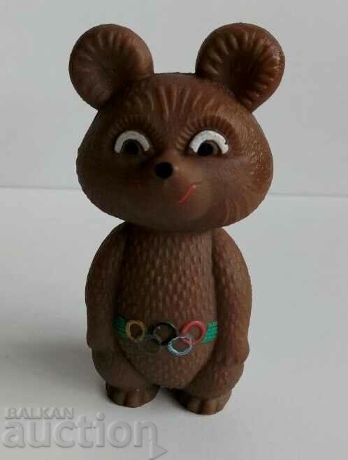 CHILDREN'S RUBBER TOY FIGURE THE BEAR MOUSE MOSCOW NRB DOLL