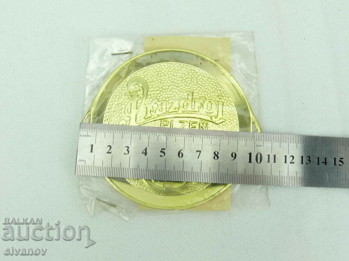 Interesting old Prazdroj Plzen Beer Coaster #2232 - 7