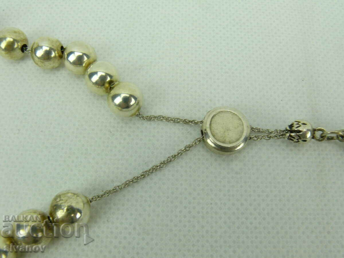 Delivery of Interesting rosary necklace necklace metal #2233 Delivery of Interesting rosary necklace necklace metal #2233