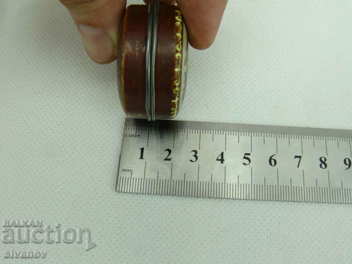 Vintage Small Tin Metal Box #2256 - 7 Vintage Small Tin Metal Box #2256 - 7