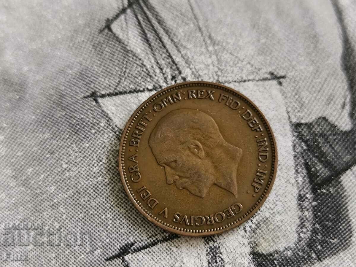 Coin - Great Britain - 1 penny | 1935 with price 4.65 BGN | € 2.38 Coin - Great Britain - 1 penny | 1935 with price 4.65 BGN | € 2.38