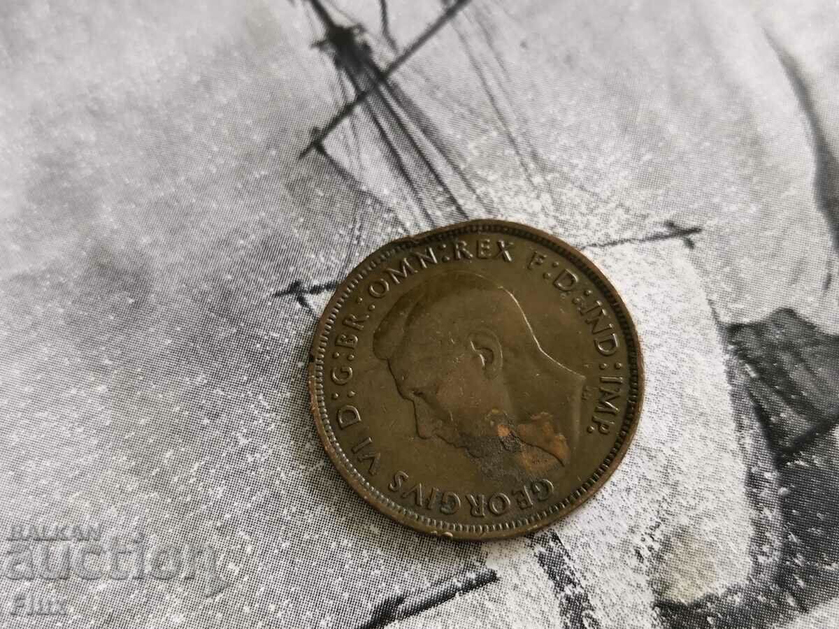 Coin - Great Britain - 1 penny | 1940 with price 3.95 BGN | € 2.02 Coin - Great Britain - 1 penny | 1940 with price 3.95 BGN | € 2.02