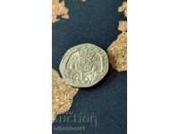 Marea Britanie 20 pence, 1993