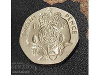 Marea Britanie 20 pence, 1993