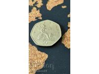 Great Britain 50 pence, 1997