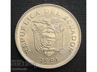 Ecuador. 20 Sucre 1991 UNC.