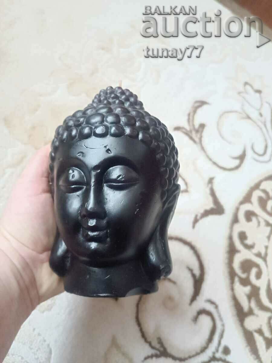 ❗Lumânare mare cu cap de Buddha 3D ❗