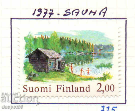 1977. Finlanda. Noua editie zilnica - Sauna.